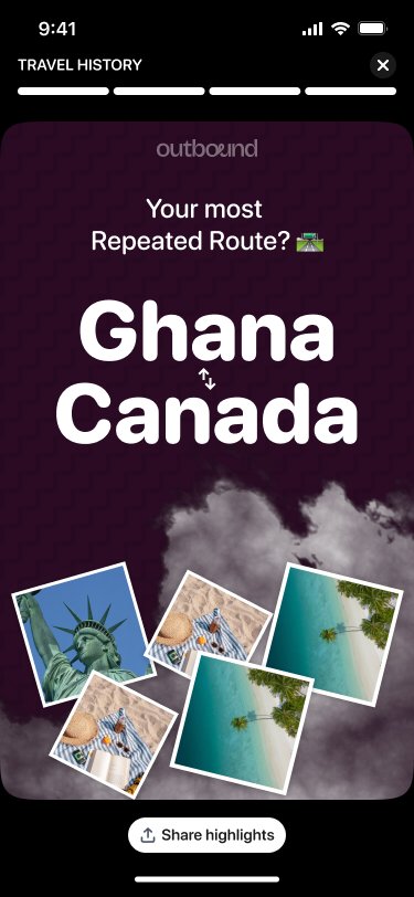 Travel history